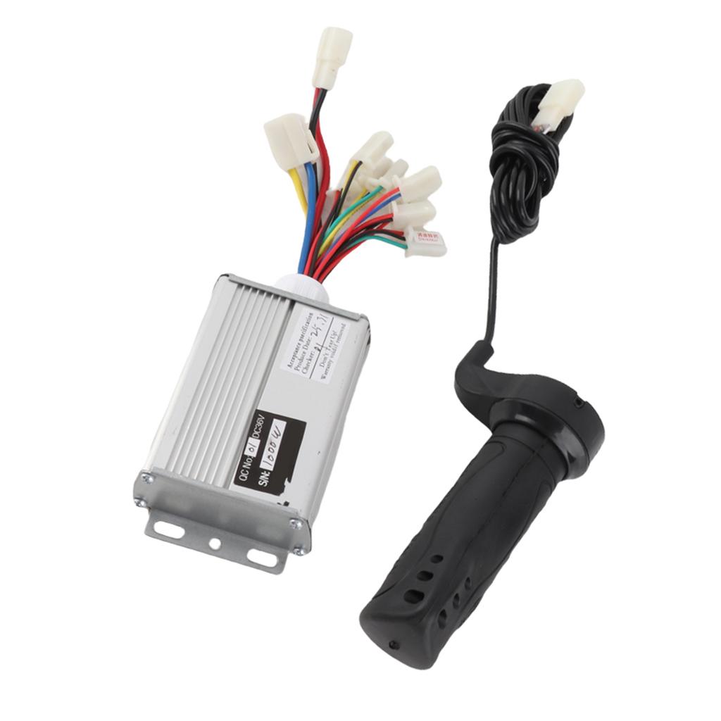 36V 1000W Controller with Ordinary Long Wire Throttle Grip Kit Electric Bicycle Accessory