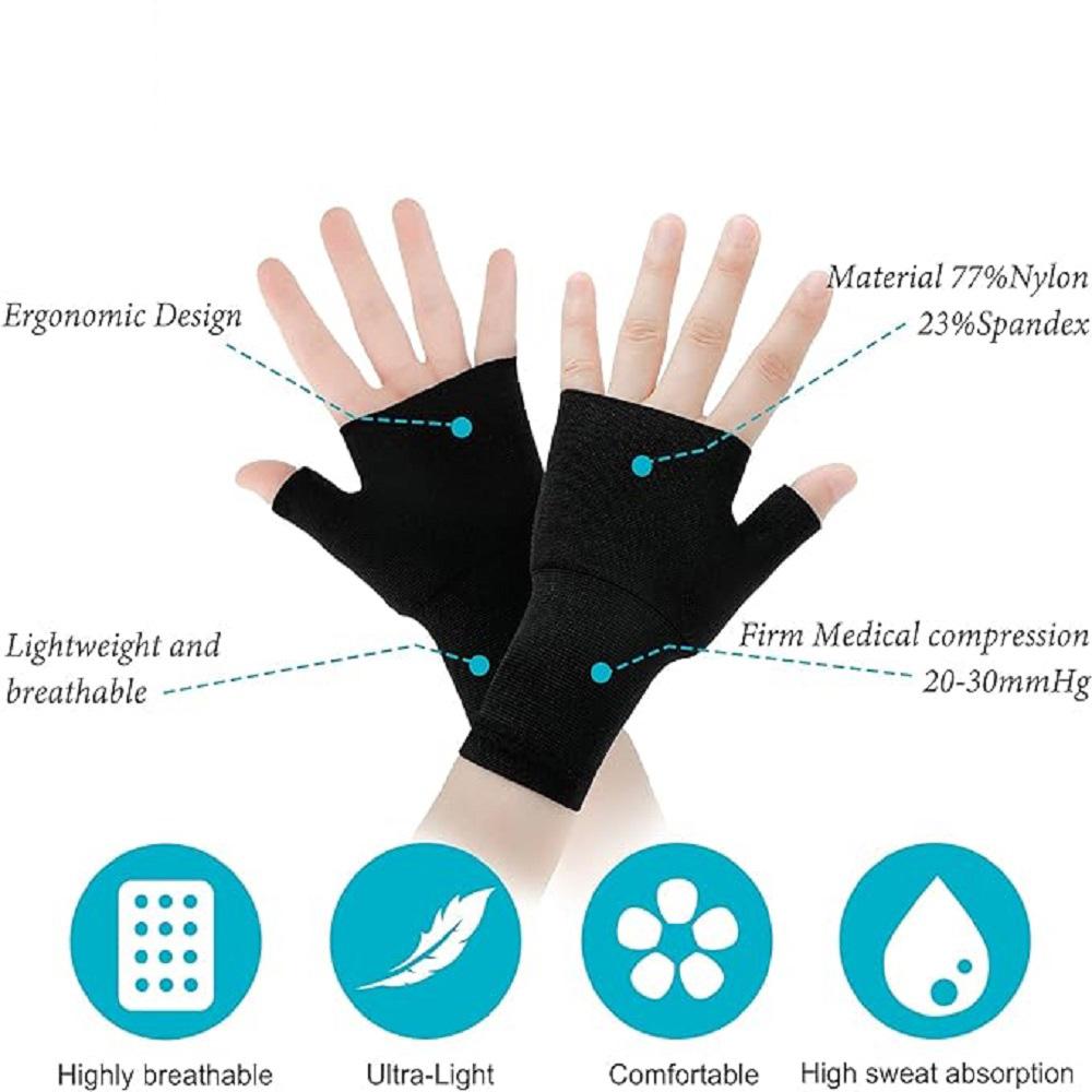 1 Paire Gants de Compression Poignet Support Pouce Femmes Hommes Tendinite Attelle Poignet Gants de Pression Protecteur Pouce Arthrite