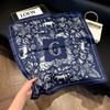 New old money wind chain neck scarf women's commuting versatile soft silk scarf neck protection shawl outer scarf