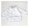 Waterproof Long Sleeve Baby Bib - Oil-Proof, Cotton Coverall for All Seasons.