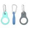 3Pcs Silicone Water Bottle buckles with Carabiner Belt Clip Secure Bottle Hanging Strap Sports Bottle hangers Holder