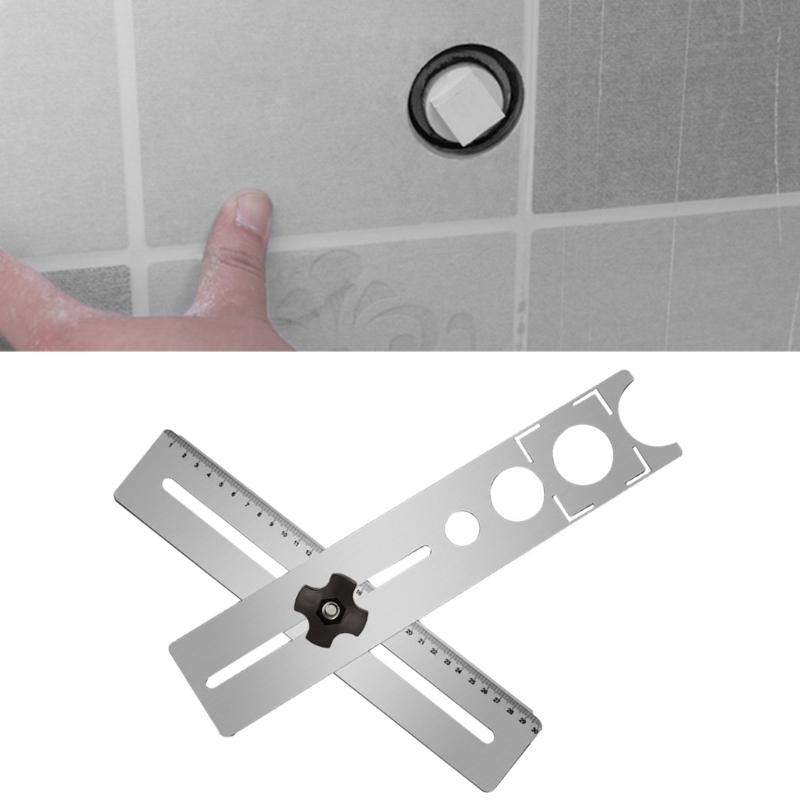 Alloy Tile & Glass Hole Locator Adjustable Angles with Antislip Base Builtin Water Cooling System For Various Materials