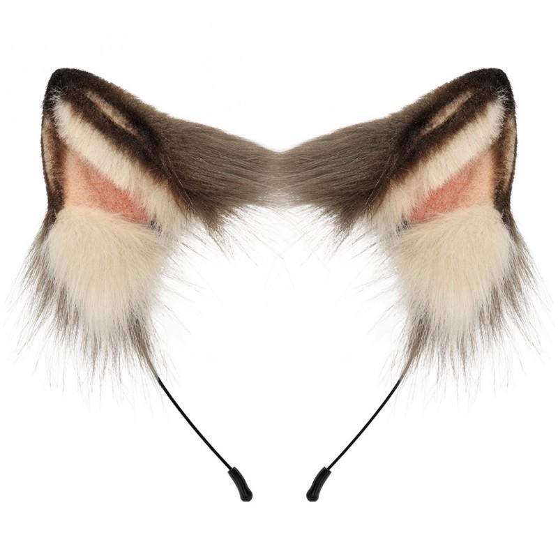 Handgefertigtes Siamkatzen-Ohren-Haarband Cosplay-Accessoire Lolita Anime Convention Kostüm