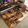 Tiger Print Pattern Area Rug, Office Carpet Indoor Outdoor Entrance Doormat, Non-Slip Soft And Comfortable, Living Room, c122037