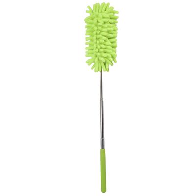 Telescopic Duster Handheld Dust Remover Stainless Steel for Floor Desk Cabinet Cupboard Cleaning