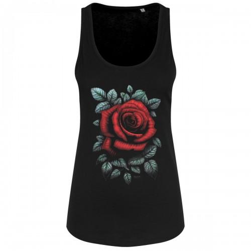 Canotta Requiem Collective Donna / Donna Cardinal Rose L nero/rosso