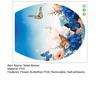 Flower Butterflies Toilet Sticker Romantic Removable Self-adhesive Waterproof PVC Bathroom Toilet Lid Decoration Decal