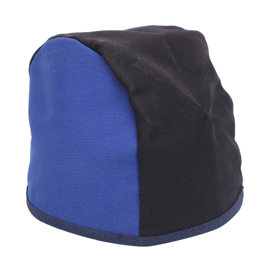 Căciulă de sudură reversibilă, ignifugă, rezistentă la căldură, din bumbac, protectivă pentru sudori, 52~56cm