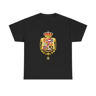 Königliches Großes Wappen Spaniens (1761-1868 und 1874-1931) - T-Shirt