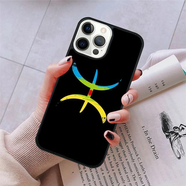 Amazigh Symbol Berber Academy Phone Case For iPhone 17 Air 15 16 16e 11 12 13 14 Pro Max Cover For iPhone 17 Air Max Plus Fundas