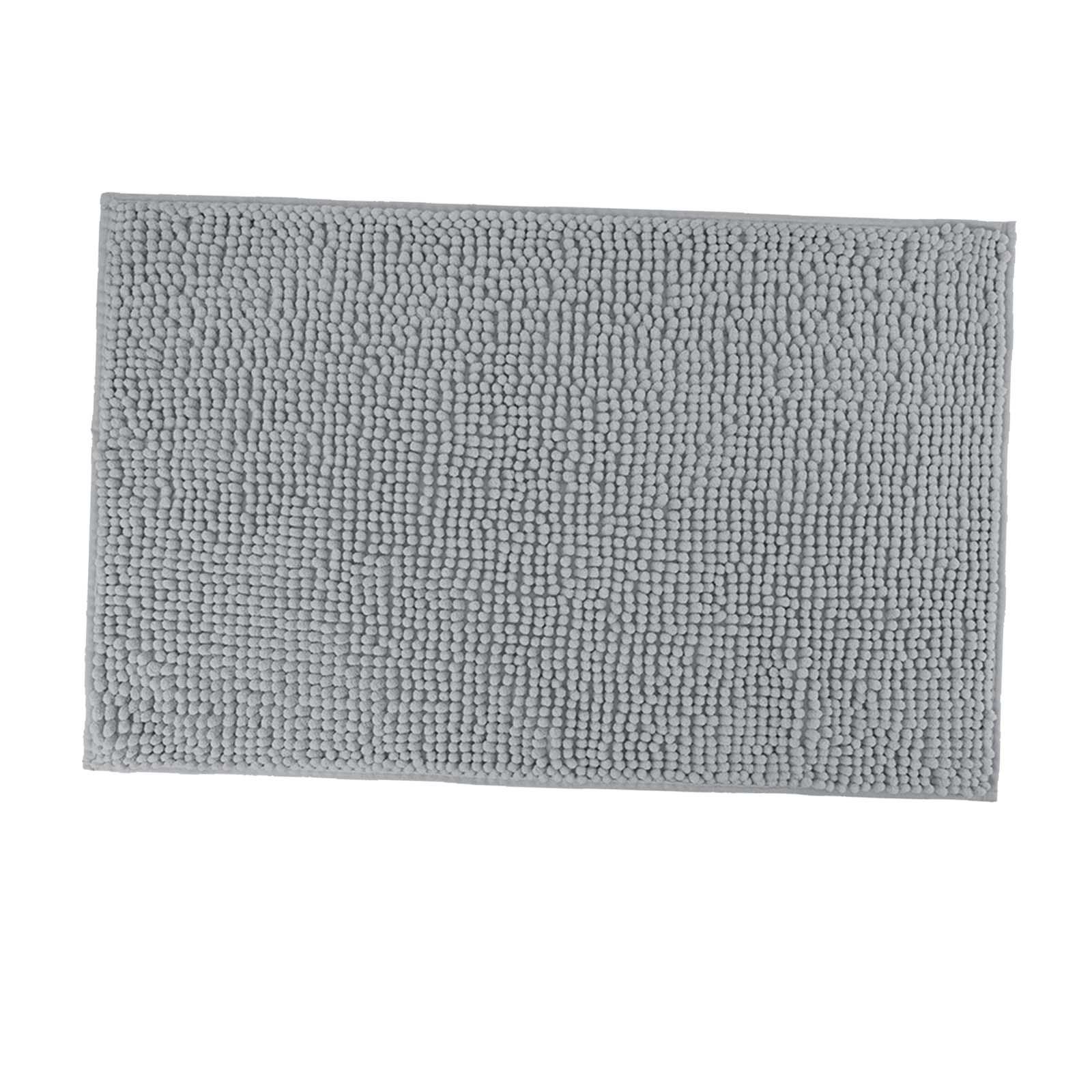 Door Mat Non Slip Absorbent Inde Entry Doormat for Outdoor Indoor Entrance Gray
