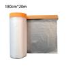 Pre-taped Bed Sofa Film Self Adhesive Furniture Protector Cover Multi-functional Door Window Accessory Home Bedroom Kitchen