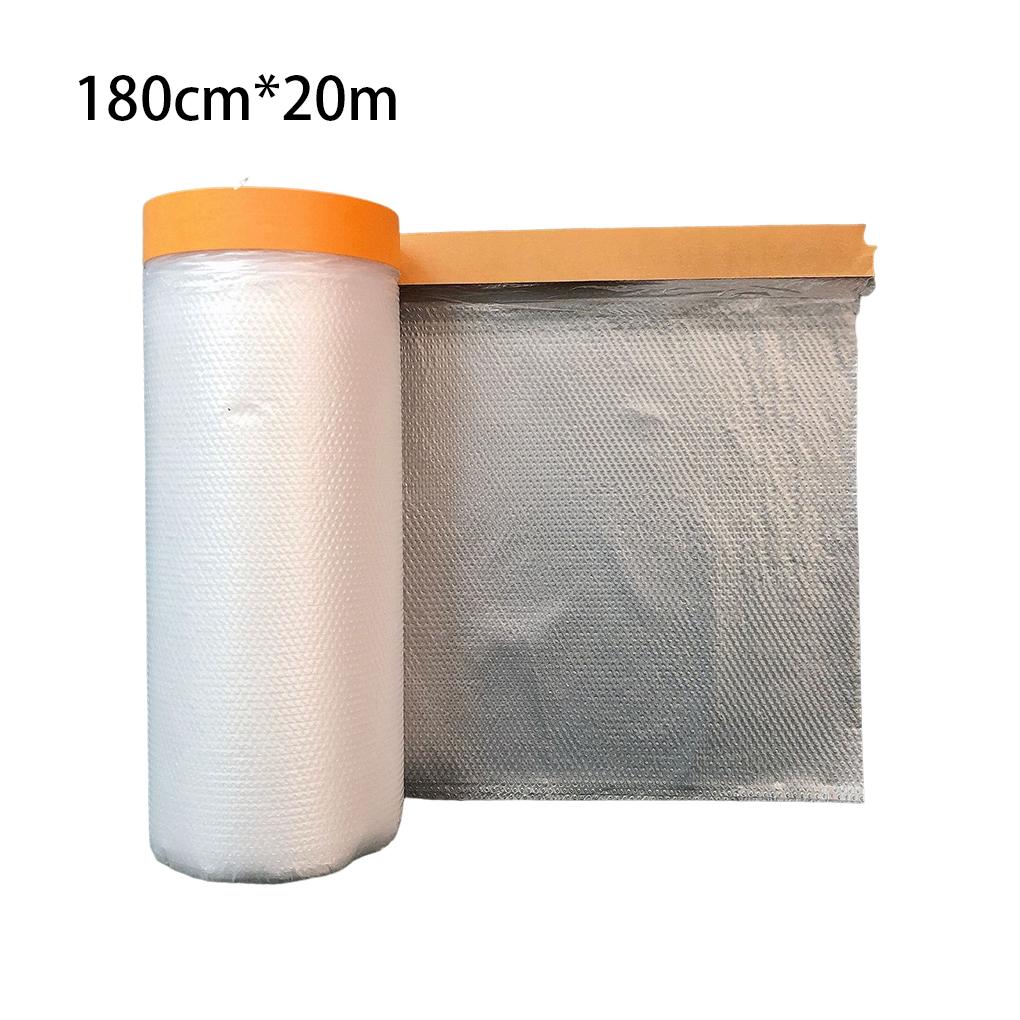 Pre-taped Bed Sofa Film Self Adhesive Furniture Protector Cover Multi-functional Door Window Accessory Home Bedroom Kitchen