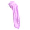 1Pc Women Solid Color Hair Hat Double Sided Silk Satin Bonnet Long Hair Polyester Night Sleep Cap Dreadlocks Braids