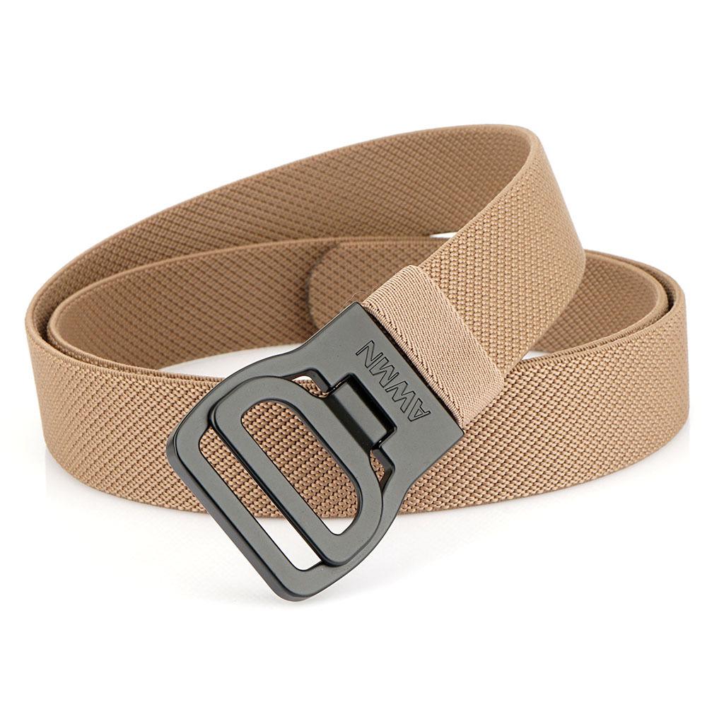 2025 Męski pasek elastyczny 3,4 cm z automatyczną klamrą - Casualowy, outdoorowy i biznesowy styl skórzany pleciony