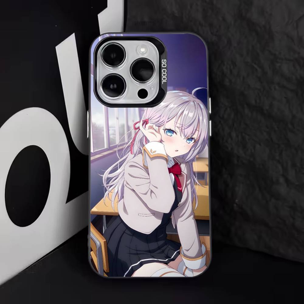 Cute Alya Anime Hot Phone Case For iPhone 17,16,15,14,13,12,11,Pro,Max,Plus,E,Air,Mini Black Tpu Cover