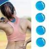 4pcs Reusable Gel Ice Pack Hot Cold Compress, Small Round Ice Packs for Body Pain Relief, Perfect for Family & Travel Use