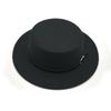 Ny Filthatt Herre Fedora-hatter med Belte Dame Vintage Trilby-luer Ull Fedora Varm Jazzhatt Chapeau Femme filt Panamahatt