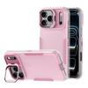 Heavy Duty Alloy Lens Holder Case for iPhone 17 ProMax 16 15 14 Plus 13 12 Air 17e Matte Anti-fingerprint Impact Resistant Cover