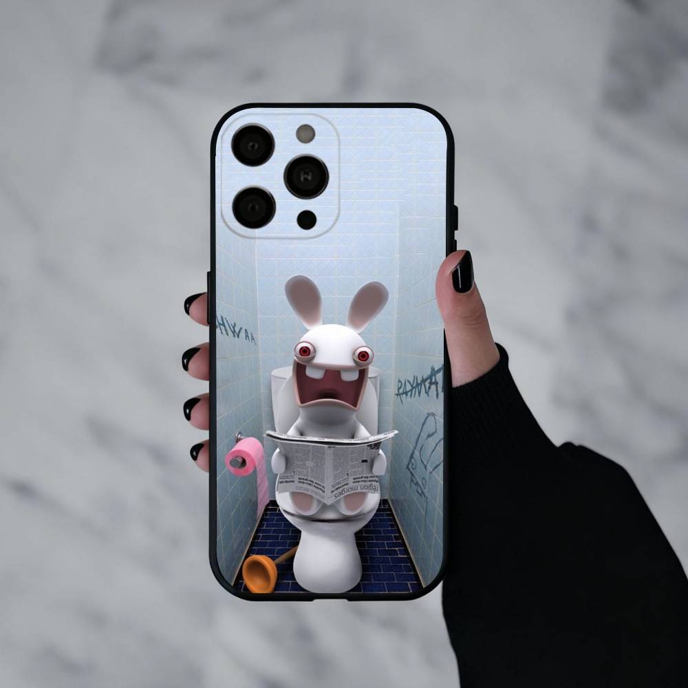 

R-Rayman Raving-G R-Rabbids Phone Case For iPhone 17pro, 16,15,14,13,12,11 X XR Plus,Others Soft Black Cover iPhone14Pro