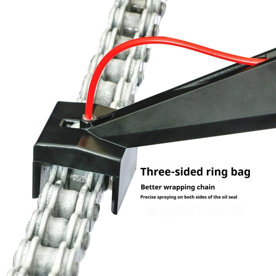 Motorcycle Chain Lubricant Applicator Tool Easy Use Grease Lubrication Kit Chain Luber Oiler Cleaner Motorcycle Chains Maintenance Kit