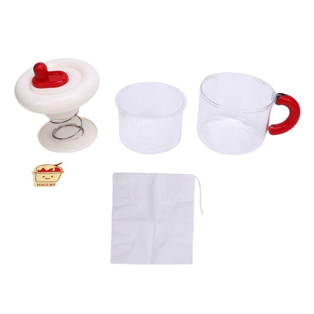 ABS PC 304 Stainless Steel Yogurt Strainer Reusable Dry Yogurt Press  Yogurt Making