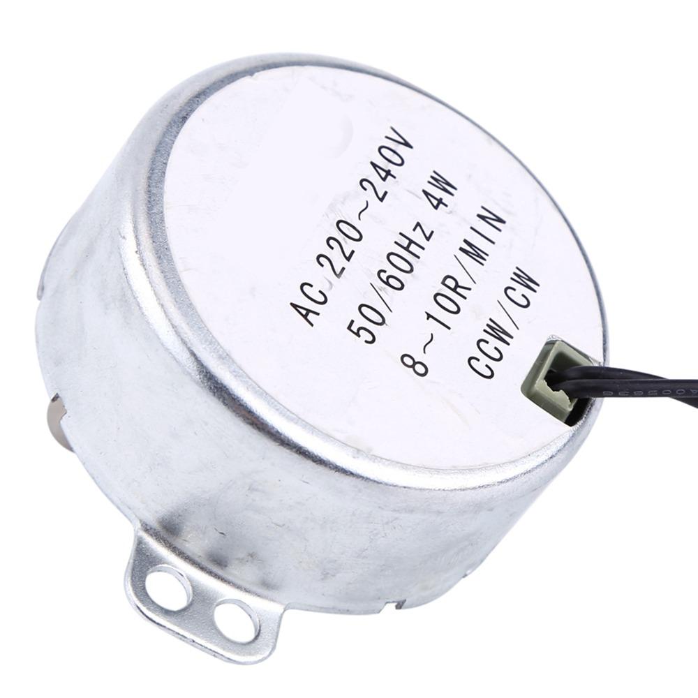 220-240V AC Turntable Synchronous Motor CW/CCW Rotation AC Synchronous Motor Home Appliance Use