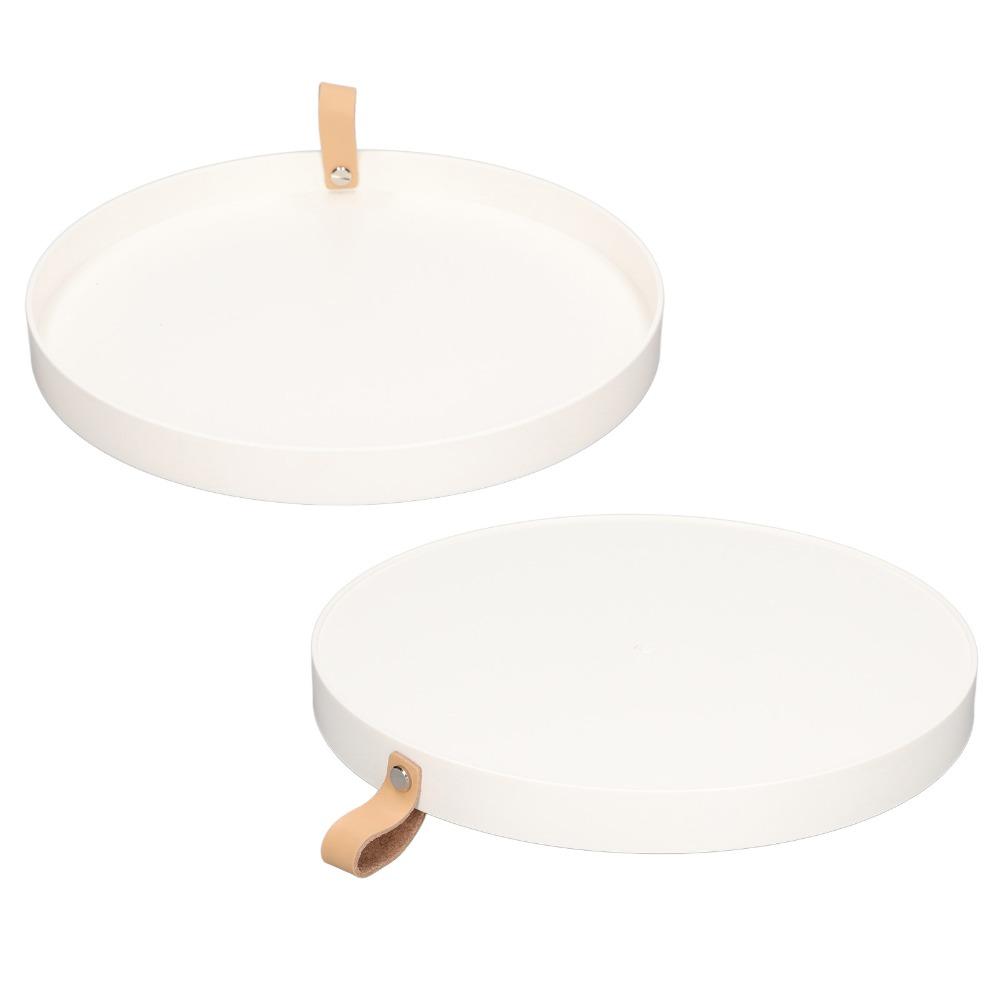 Waterproof ABS Vanity Tray Simple Jewelry Plate Serving Trays Jewelry Dish For Cosmetics