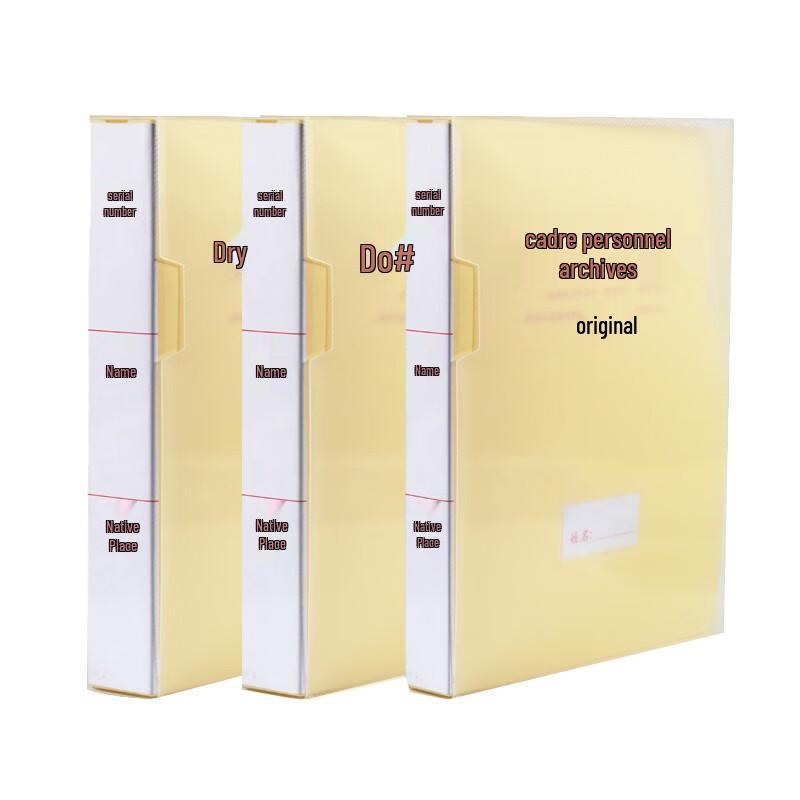 Yingyou A4 PP Plastic Archive Box, 45mm (Pack of 10)