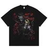 Oversized Joker Horror Streetwear Hip Hop Retro Soft Top Men Women Adults Children Boy Gril Kids Parent Child Cotton T shirt