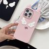 Cat Ear Angel Wings Drop-Proof Phone Case for iPhone 14/13/12 Pro Max