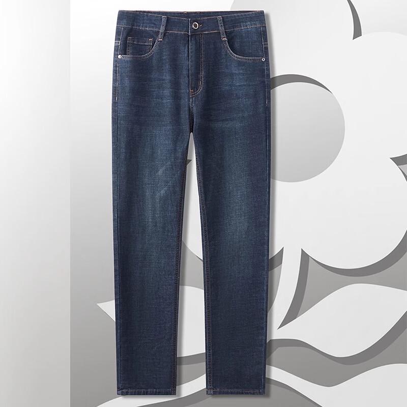 

MONTAGUT Men s Cotton Soft Stretch Straight-Leg Jeans 6070 38