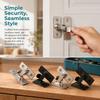 Stainless Steel Right Angle Door Latch Multi-functional Toggle Latch Cabinet Lock  Furniture