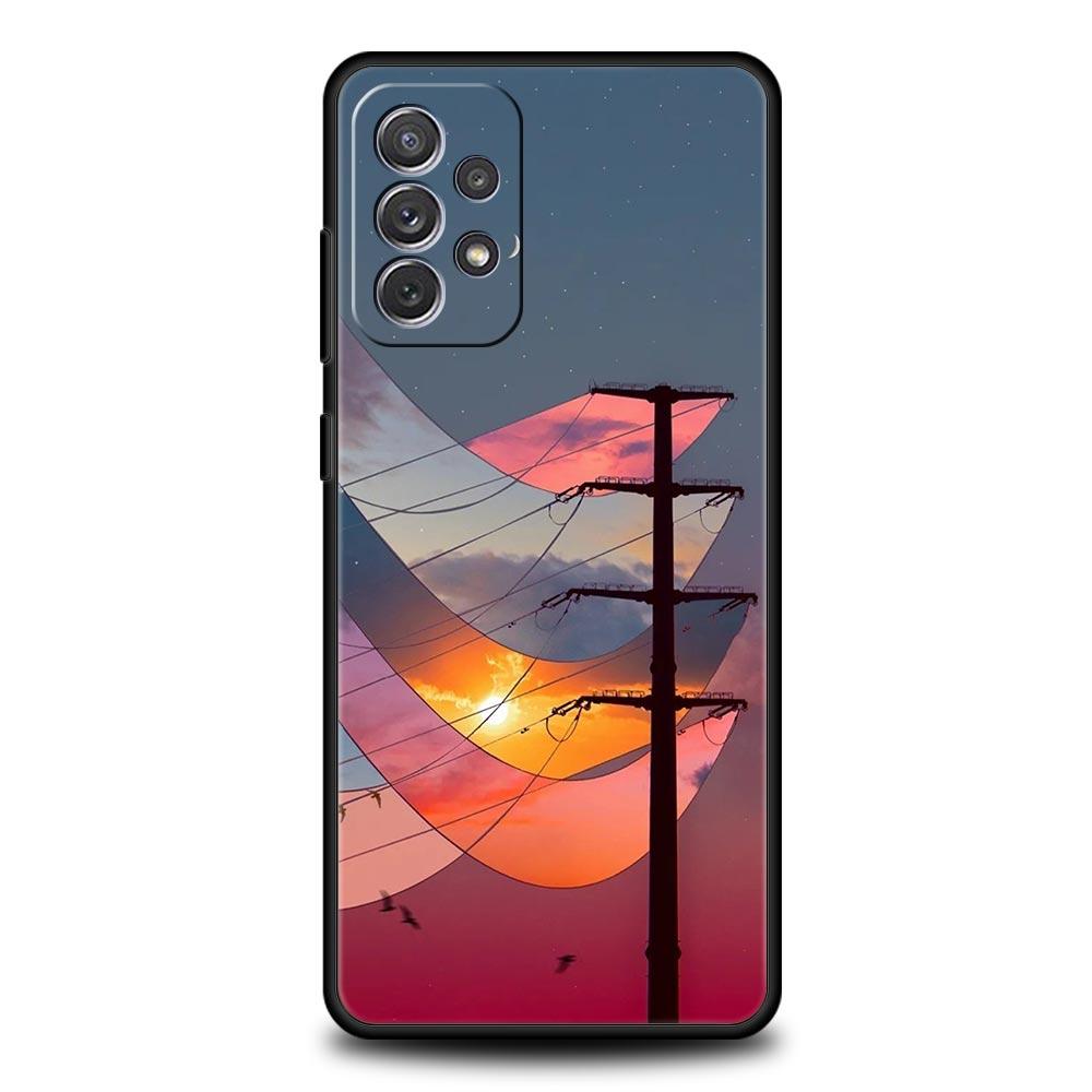 

милый арт красивый инди ярко-розовый Чехол для Samsung A51 A71 A21S A12 A15 A25 A31 A41 A32 A23 A33 A53 A73 A03S A05S A13 5G A72 Обложка Samsung A53 5G