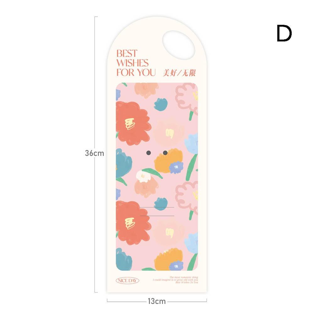 

5pcs Carnation Flower Card Paper Flower Arrangement Box New Flower Tote Bag Birthday Gift D-5PCS