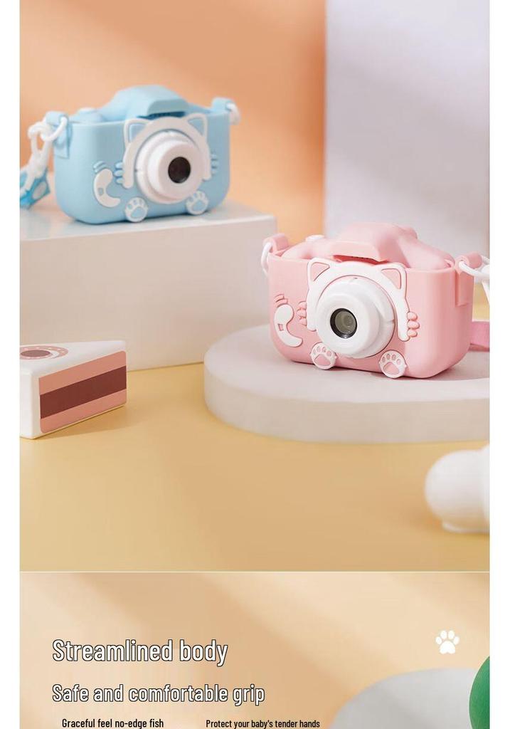 Kids' Dual-Lens HD Camera for Photos & Videos - Ideal Birthday Gift for Girls, Campus X2-M
