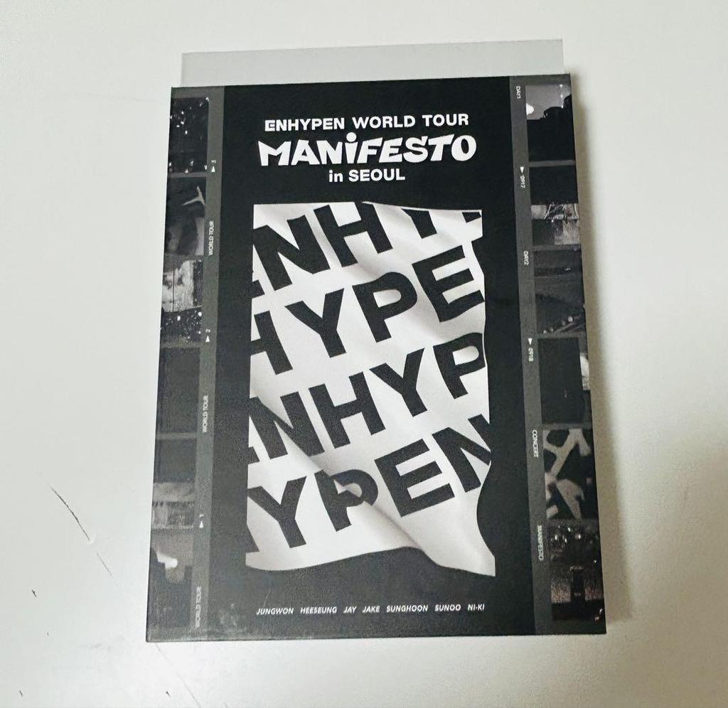 [USED] ENHYPEN Manifesto DVD Seoul Concert Unplayed