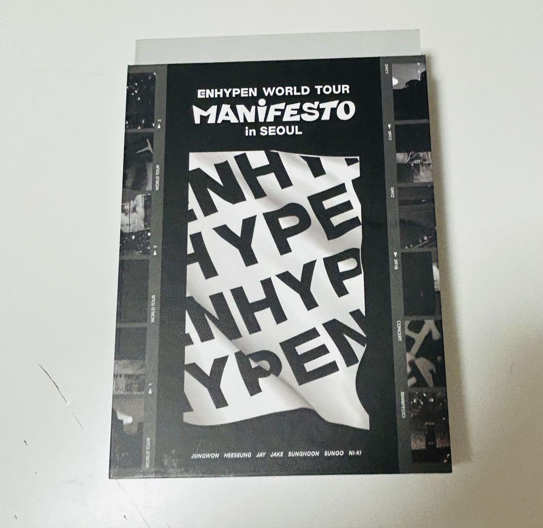 

[USED] ENHYPEN manifesto DVD Seoul concert unplayed