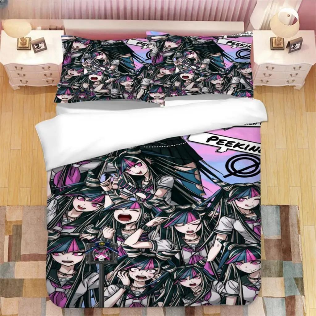 

Зручний комплект підковдри з аніме-принтом, що включає підковдру та наволочки. Розміри King, Queen, Twin. Для будь-якого віку EU Single 135x200cm