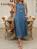 Women's Sleeveless Retro Casual Loose Dress