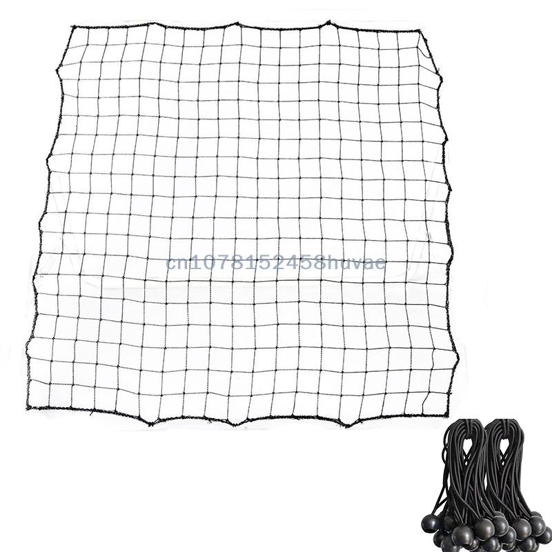 1 Pc 100x100CM Kickback Goalkeeper Football Rebound Net 20 Elastic Ropes Football Practice Net Target Goal Rebound Net Training