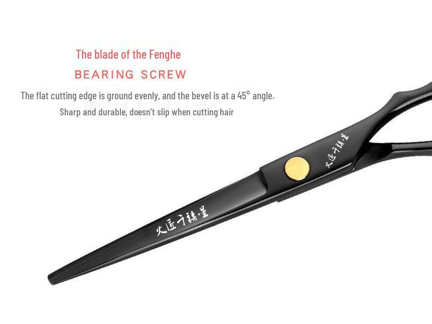 Professional Hairdressing Scissors Set: Flat Teeth, Cutting, and Thinning Scissors - Free Shipping