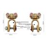 1 Pair Battery Terminal Connectors Positive Negative Brass Battery Cable Terminals Clamp for Car