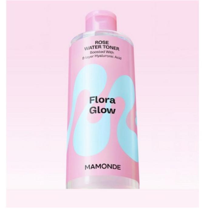 Mamonde Flora Glow Rose Water Toner 500ml – Hydrating & Glow Care Toner