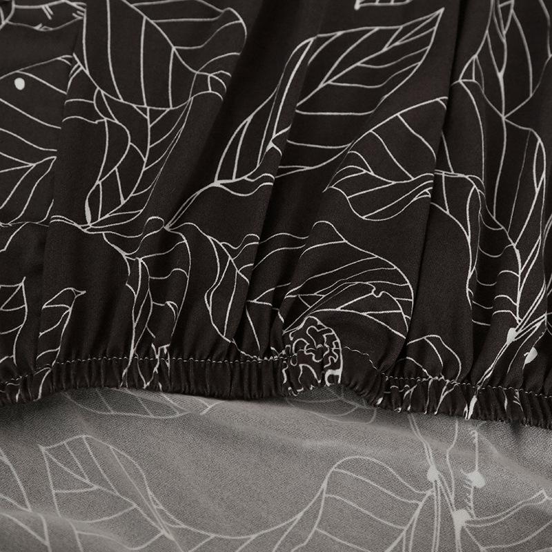 Extra Large One-Piece Stretch Dustproof Chair Cover with Sloping Skirt for Dining and Office Chairs