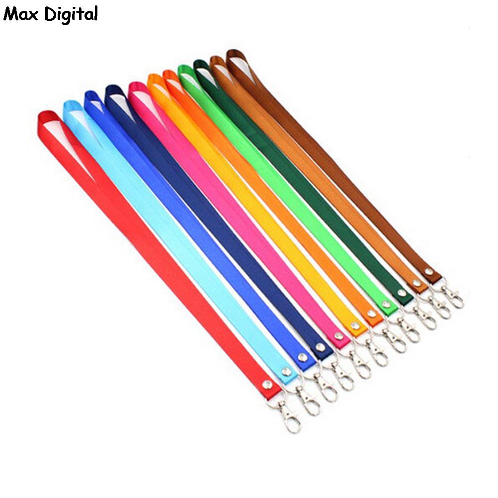 1Pcs Lanyard Neck Strap Business ID Card Name Badge Holder Lanyard for Keys Mobile Phone Straps DIY Hang Rope