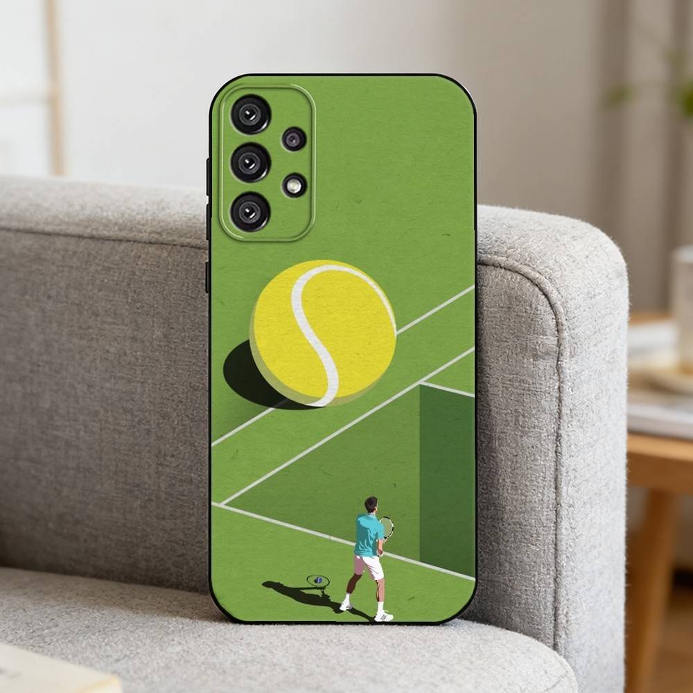 T-Tennis B-Ball S-Sport   Phone Case For Samsung S25,S24,S21,S22,S23,S30,Ultra,S20,Plus,Fe,Note,10,9,5G Black Cover