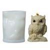 3D Owl Shape Silicone Candle Molds Animal Statue Silicone Candle Molds Candle Making Tool for Handmade Craft