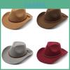 Cappello in Feltro di Lana a Tesa Larga per Uomo Donna Protezione Solare Estiva Abbigliamento Casual