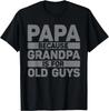 Papa Art for Grandpa Men from Grandkids Father_s Day Papa Gift Unisex T-Shirt